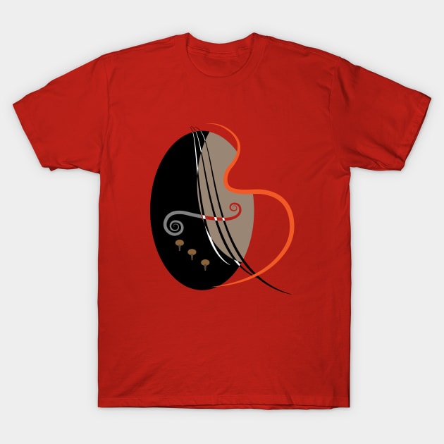 Abstract guitar T-Shirt by bluehair